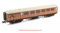 2P-011-210 Dapol Gresley Brake Composite Coach number 5547 in LNER Teak livery